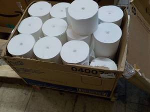 lot 210 image: Case of Scott 36 rolls Coreless 2 P...