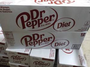 lot 211 image: 2 Diet Dr Pepper 12 packs...
