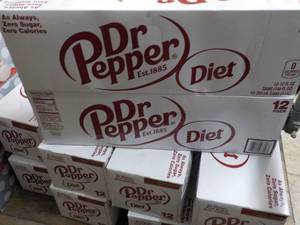lot 214 image: 2 Diet Dr Pepper 12 packs...