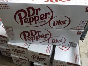 lot 215 image: 2 Diet Dr Pepper 12 packs...