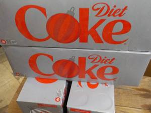 lot 218 image: 2 Diet Coke 12 packs...