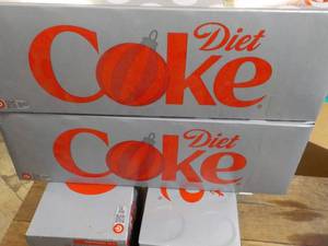 lot 219 image: 2 Diet Coke 12 packs...
