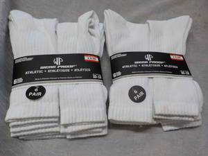 lot 226 image: 12 Pair White Wear Proof Athletic S...