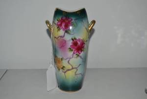 Nippon porcelain vase...
