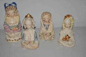 Cordey porcelain busts...