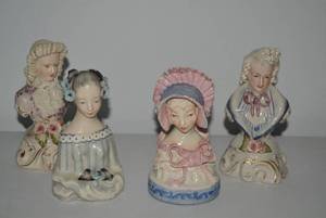 Cordey porcelain busts...