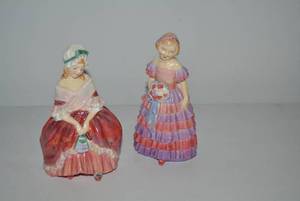 (2) Royal Doulton porcelain young l...