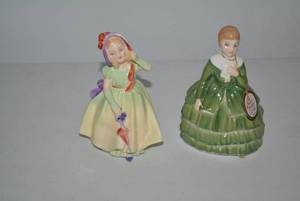 (2) Royal Doulton porcelain young l...