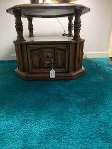 2 piece set of octagon end tables, ...