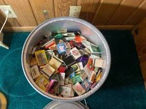 Large collection of matchbooks...