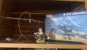 Airplane memorabilia, military pict...