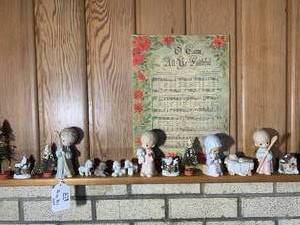 Precious Moments, brush trees (all ...