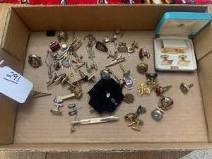Cuff links and tie-tacks...