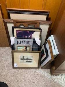 Lot of prints and frames