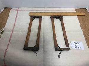 (2) Salesmen sample stanchions