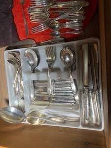 Silverware, all in drawer some sta...