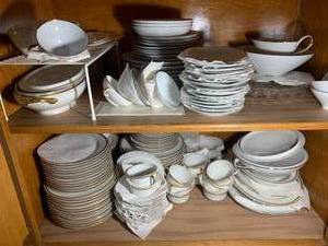 Two different sets of China dishes...