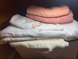 Bath towels and heaters...