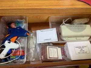 Laminator, glue gun with other supp...