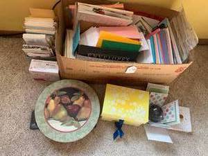 Large assortment of envelopes, colo...