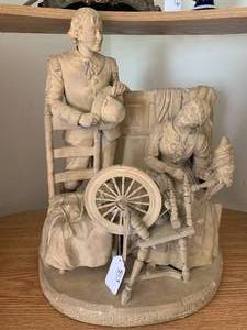 Sculpture with John Alden and Prisc...