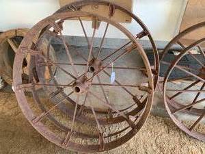 (2) Iron wheels...