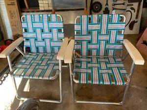 Directors chair and 2 folding chair...