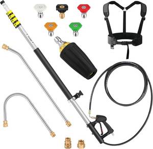 lot 6 image: Extrafein 21 Foot telescoping Pressure Washer Wand Extension