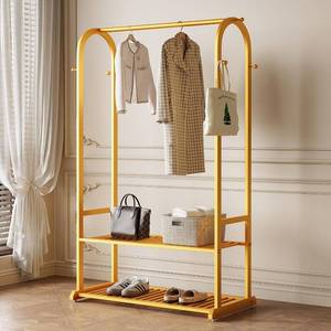 lot 20 image: Hazheye Gold Clothing Rack