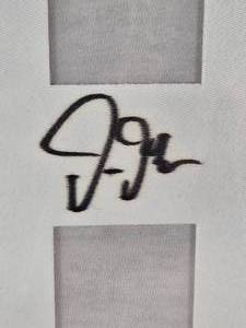 Justin Jefferson Auto Beckett Witnessed Signed Number 8
