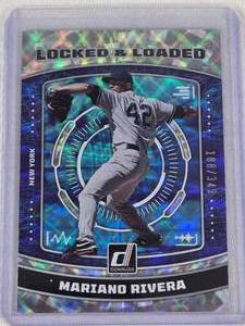 Mariano Rivera 2023 Donruss Locked & Loaded Foil Insert #LL5 and Numbered 188349 - New York Baseball Card