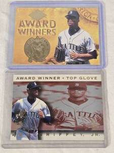 Lot of 2 Ken Griffey Jr. Inserts Award Winner