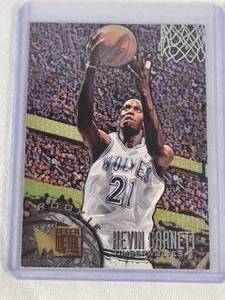 Kevin Garnett Rookie 1995-96 Fleer Metal #167 - Minnesota Timberwolves Basketball Card