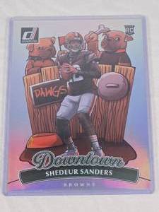 Shedeur Sanders Rookie 2025 Jumbo Donruss Downtown #17 - Cleveland Browns Football Card