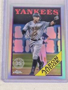 Aaron Judge 2023 Topps Chrome 35th Anniversary Refractor #88BC-1 - New York Yankees Baseball Card