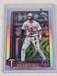 Luke Keaschall Rookie 2025 Topps Chrome Refractor #USC106 - Minnesota Twins Baseball Card