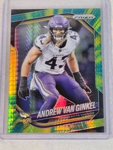 Andrew Van Ginkel 2025 Panini Prizm #63 and Numbered 151200- Minnesota Vikings Football Card