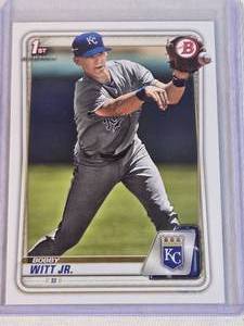 Bobby Witt Jr. Rookie 2020 1st Bowman #BP-25 - Kansas City Royals Baseball Card