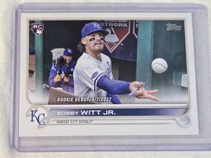 Bobby Witt Jr. Rookie 2022 Topps Rookie Debut #US187 - Kansas City Royals Baseball Card