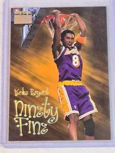 Kobe Bryant 1999 Skybox Ninety Fine #205 - Los Angeles Lakers Basketball Card