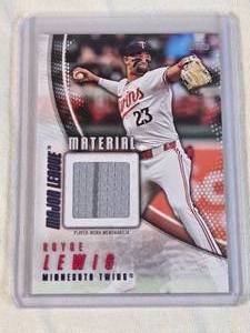 Royce Lewis Relic 2025 Topps Major League Material Player-Worn Memorabilia #MLM-RLE - Minnesota Twins Baseball Card