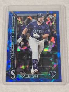 Cal Raleigh 2025 Topps Chrome Sapphire #USC45 - Seattle Mariners Baseball Card