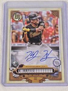 KeBryan Hayes on Card Auto 2022 Topps GQ - Pittsburgh Pirates Baseball Card