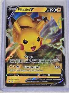 Pikachu V Pokemon Holo #043185 - Pokemon Trading Card