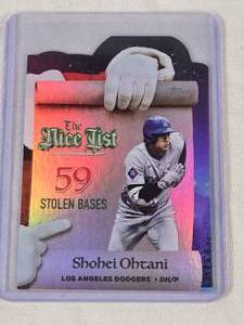 Shohei Ohtani 2022 Topps Foil Insert Die Cut #MNL-2 - Los Angeles Dodgers Baseball Card