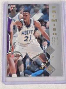 Kevin Garnett Rookie 1996 Upper Deck Premier #1118 - Minnesota Timberwolves Basketball Card