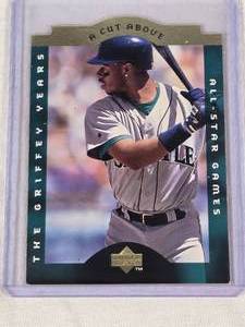 Ken Griffey Jr. 1996 Upper Deck A Cut Above Die Cut #CA4 - Seattle Mariners Baseball Card