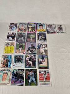 Lot of 22 Minnesota Twins Baseball Cards Featuring Players Like David Ortiz, Royce Lewis, and Joe Ryan with Rookies and Holo Features