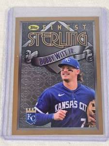 Bobby Witt Jr. 2023 Topps Finest Sterling #19 - Kansas City Royals Baseball Card