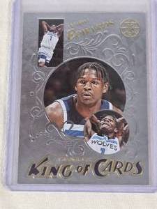 Anthony Edwards 2021-22 Panini Illusions King of Cards #13 - Minnesota Timberwolves Basketball Card
